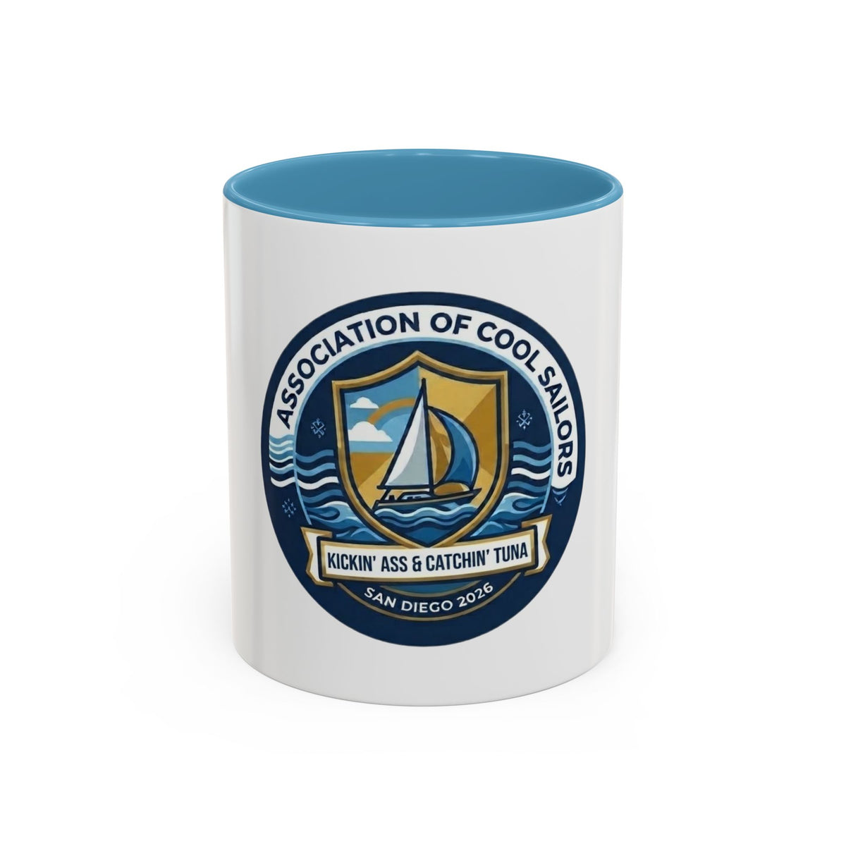 Association of Cool Sailors Kickin' Ass & Catchin' Tuna Coffee Mug