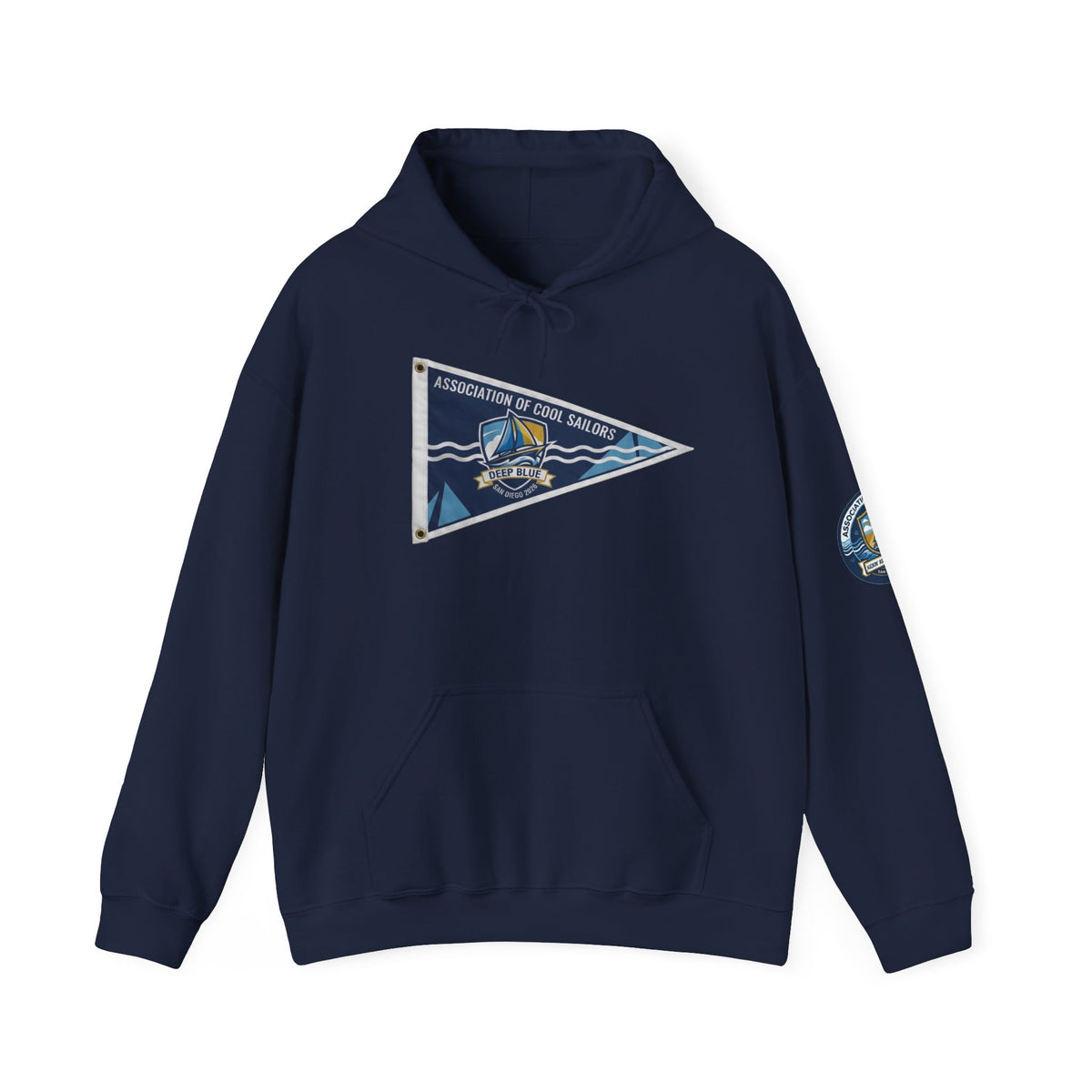 Association of Cool Sailors Pennant Hoodie