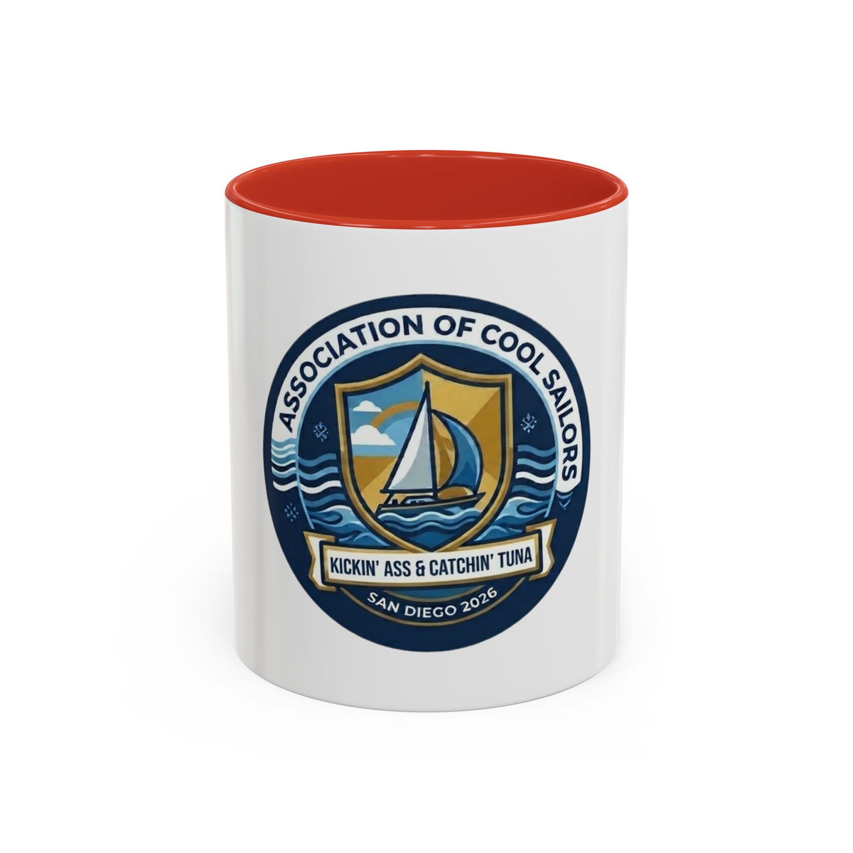 Association of Cool Sailors Kickin' Ass & Catchin' Tuna Coffee Mug