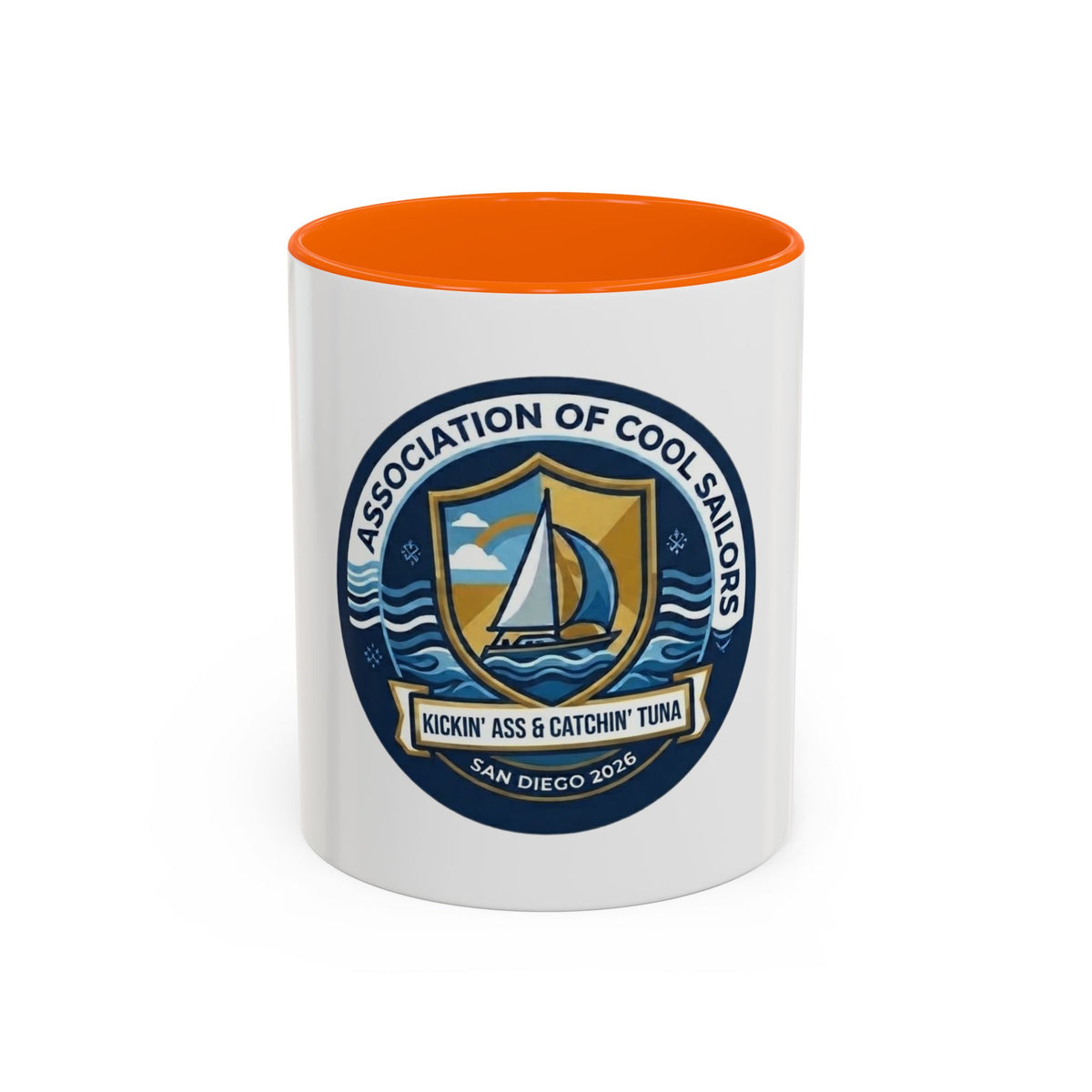 Association of Cool Sailors Kickin' Ass & Catchin' Tuna Coffee Mug