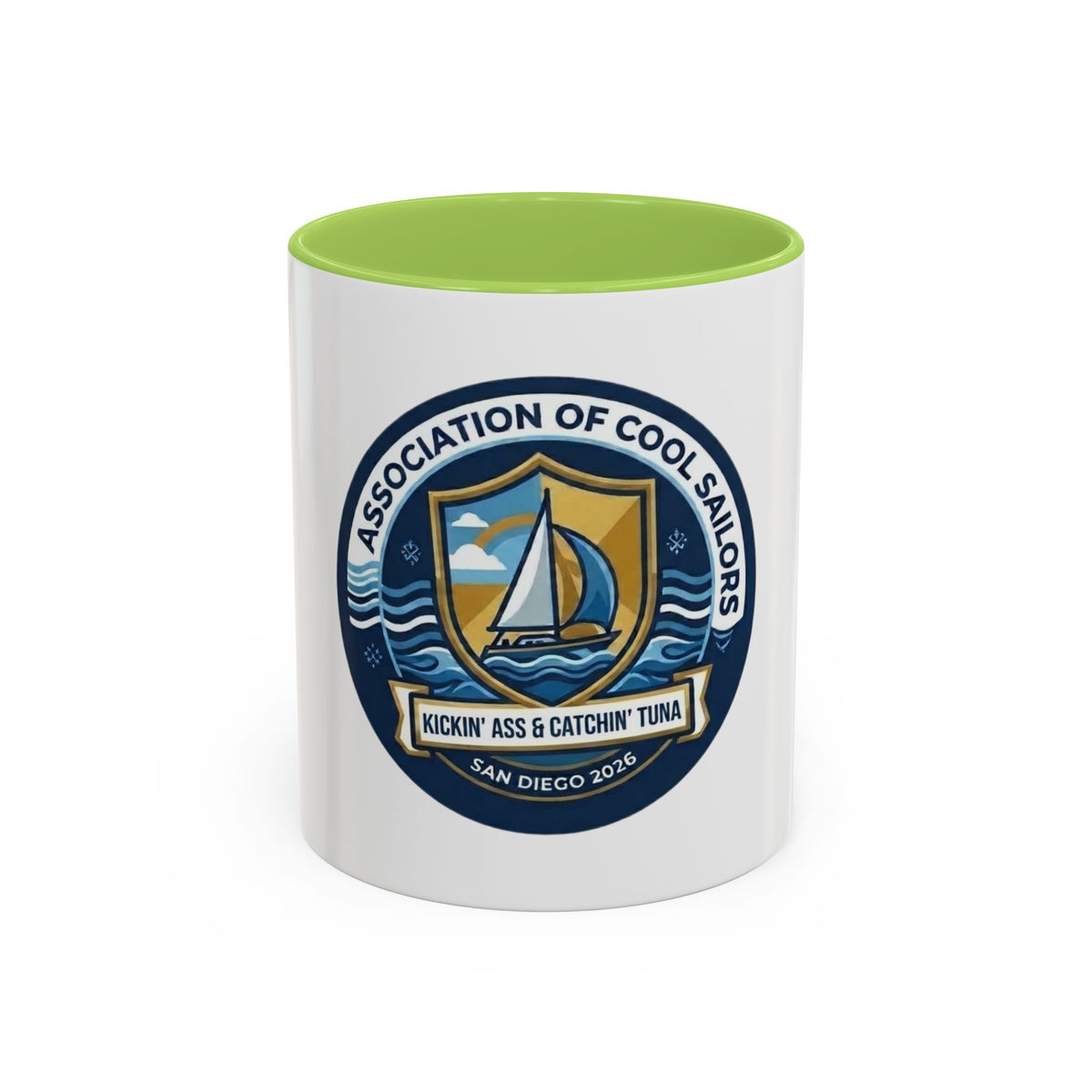 Association of Cool Sailors Kickin' Ass & Catchin' Tuna Coffee Mug