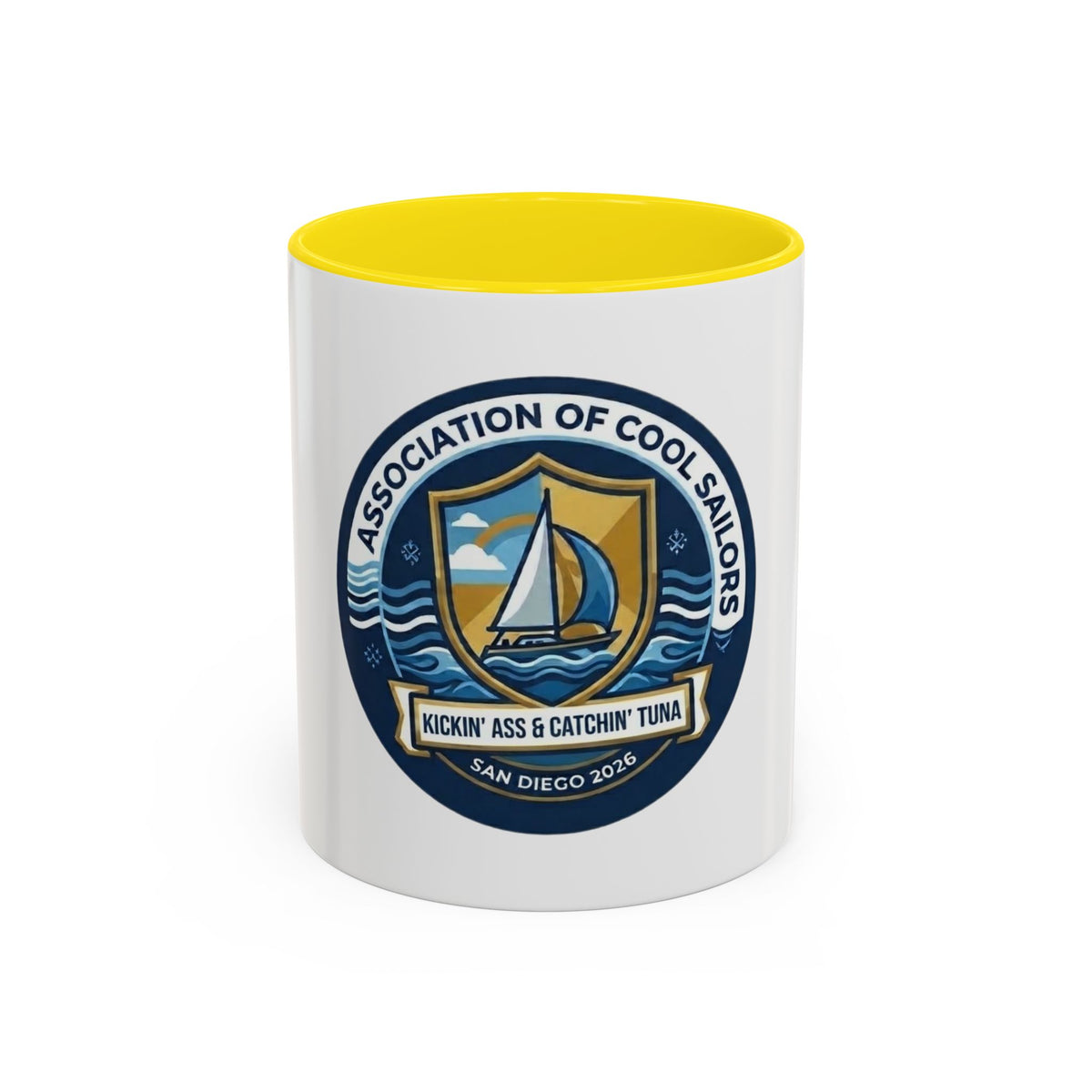 Association of Cool Sailors Kickin' Ass & Catchin' Tuna Coffee Mug